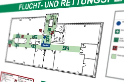 Fluchtplaene und Rettungsplaene - WST-Steffens Sicherheitstechnik aus Hamburg